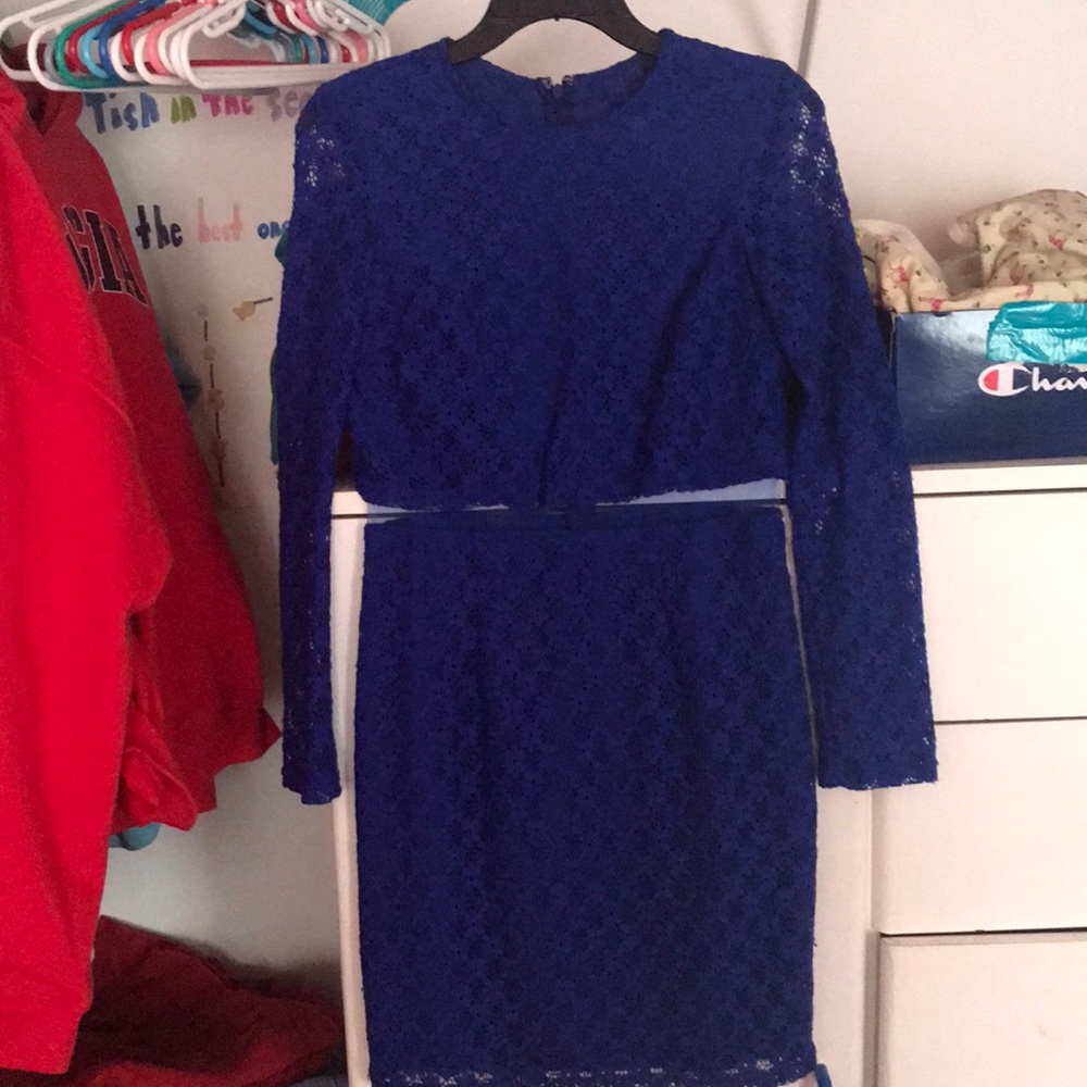 Short Royal blue homecoming/formal dress!